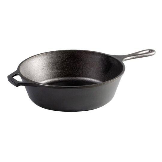 Lodge; Lodge Logic L8DSK3 Pre-Seasoned Cast Iron Deep Skillet 10.5" OD x 3"; Category:Skillets; Image:1